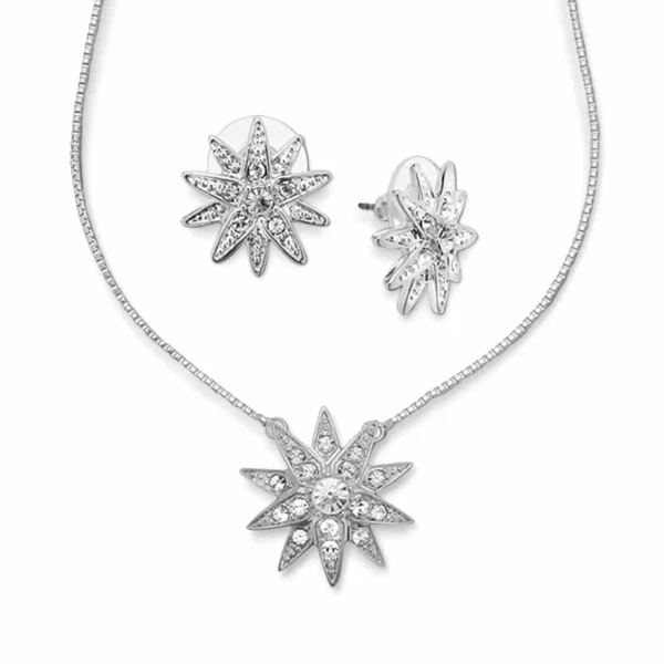 Set Kette und Ohrstecker aus der Kollektion Sisi Rosen im Schönbrunn Online-Shop