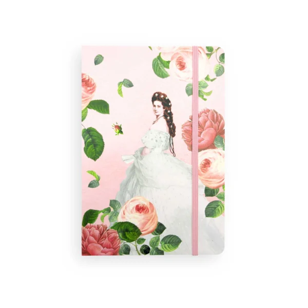 Notizbuch A5 aus der Kollektion Sisi Rosen im Schönbrunn Online-Shop