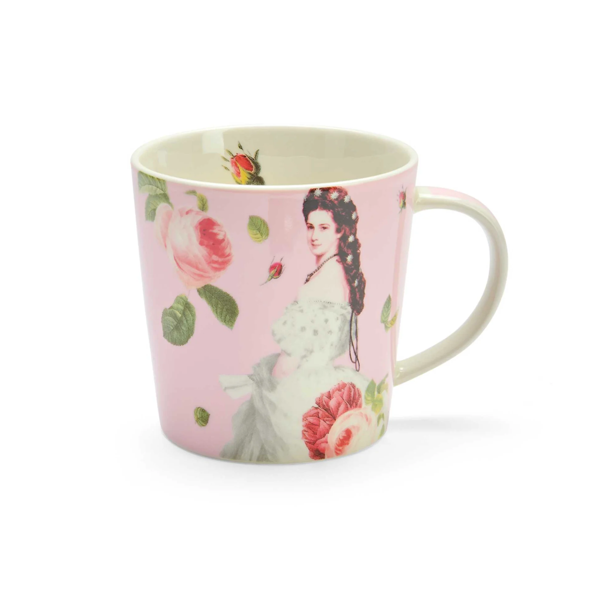 Kaffebecher aus der Kollektion Sisi Rosen im Schönbrunn Online-Shop