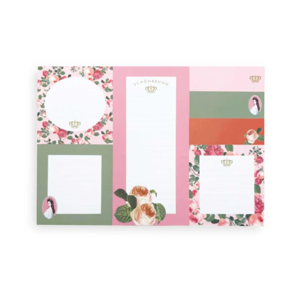 Sticky Notes aus der Kollektion Sisi Rosen im Schönbrunn Online-Shop