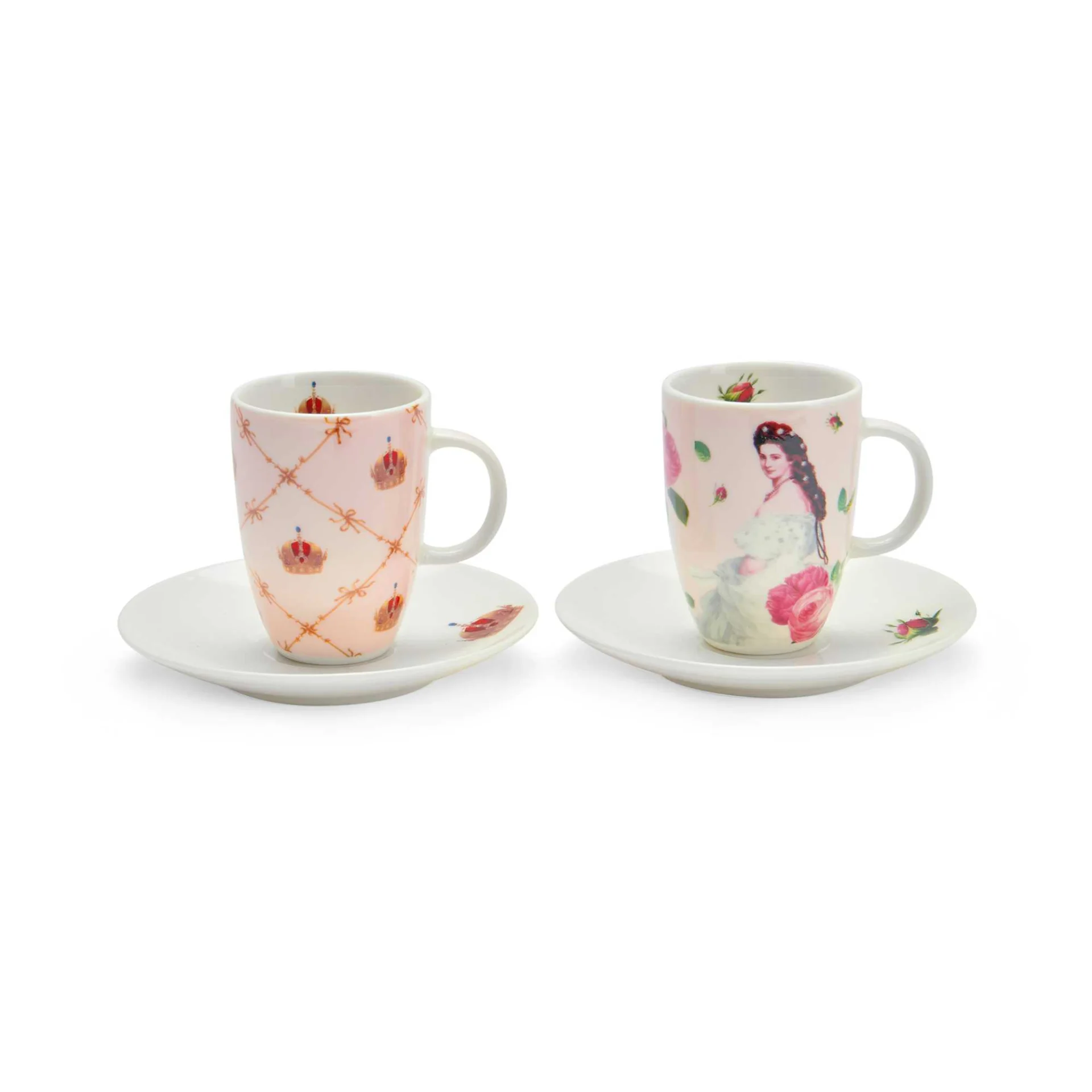 Espresso 2er Set aus der Kollektion Sisi Rosen im Schönbrunn Online-Shop
