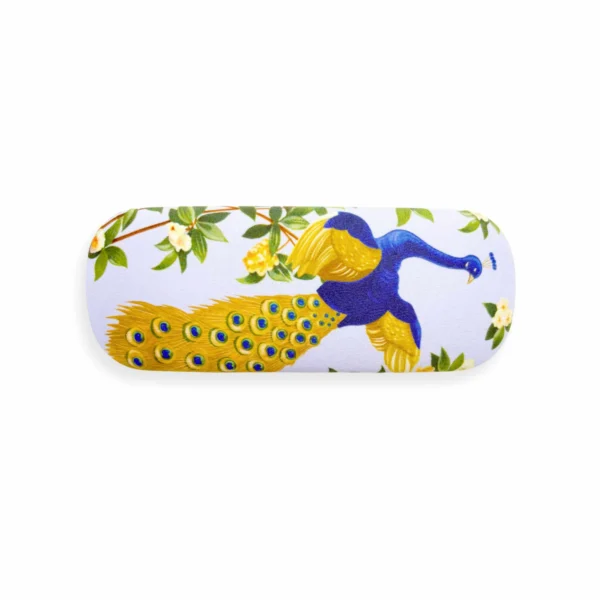 Brillenetui mit Putztuch aus der Kollektion Pfau im Schönbrunn Online-Shop