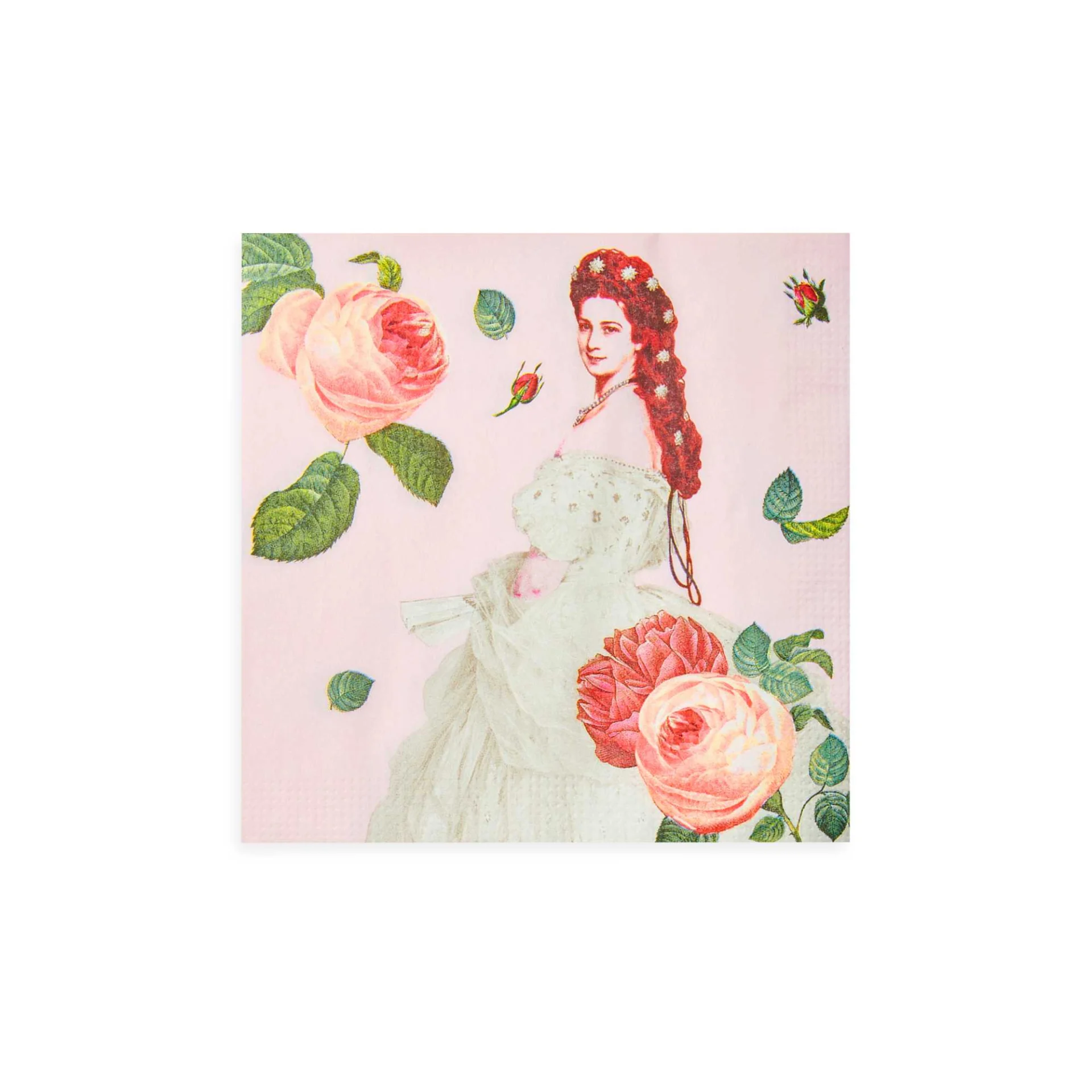 Cocktailservietten aus der Kollektion Sisi Rosen im Schönbrunn Online-Shop